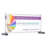 Bauzaunbanner-Geruestreklame